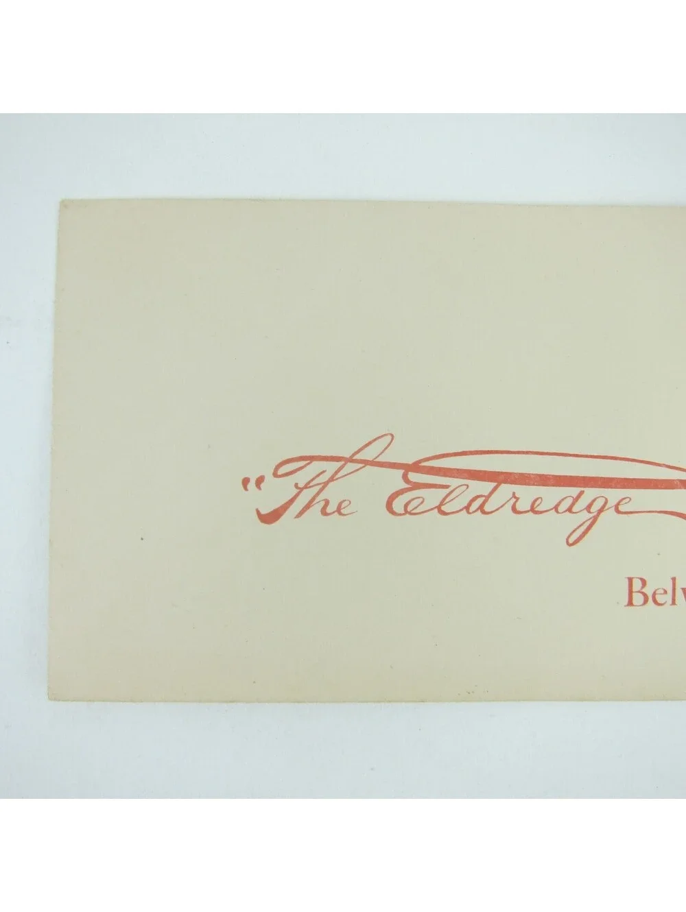 US Postal Stationery The Eldredge Belvidere Illinois 2 cent Washington Antique